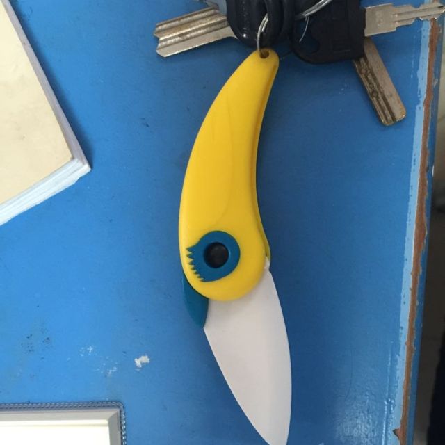 利瓷陶瓷刀鹦鹉小刀多功能陶瓷小刀便携陶瓷刀陶瓷水果刀