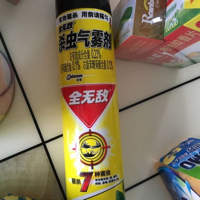 全无敌 杀虫气雾剂 柠檬香型 600ml 灭蟑 杀蟑 杀飞虫 灭虫剂 除虫剂