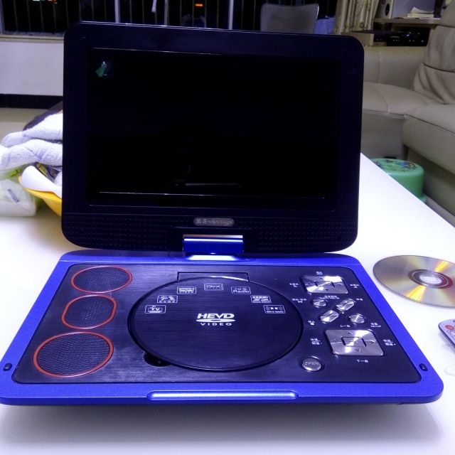 金正移动电视dvd evd-12 增强版高清播放器14英寸学生学习机大声音大