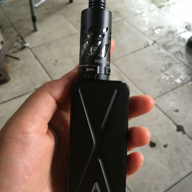 康尊abox电子烟温控盒子套装 功率50w调压蒸汽烟 送烟油 黑色