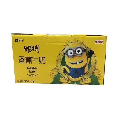 蒙牛 奶特 香蕉牛奶 243ml*12盒