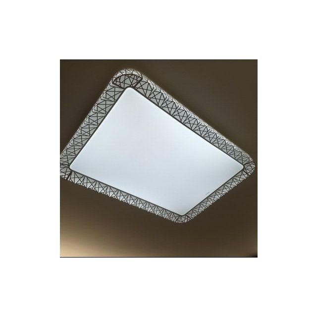 嘉美led吸顶灯客厅灯长方形大气卧室灯温馨餐厅大厅灯具鸟巢灯具