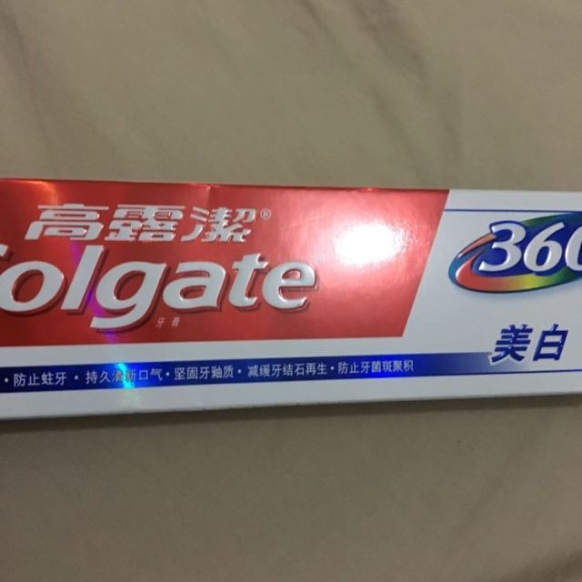 高露洁colgate360美白牙膏200g