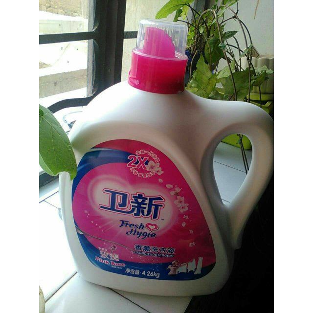 卫新香薰洗衣液索菲亚玫瑰426kg机洗快速去污威露士walch出品
