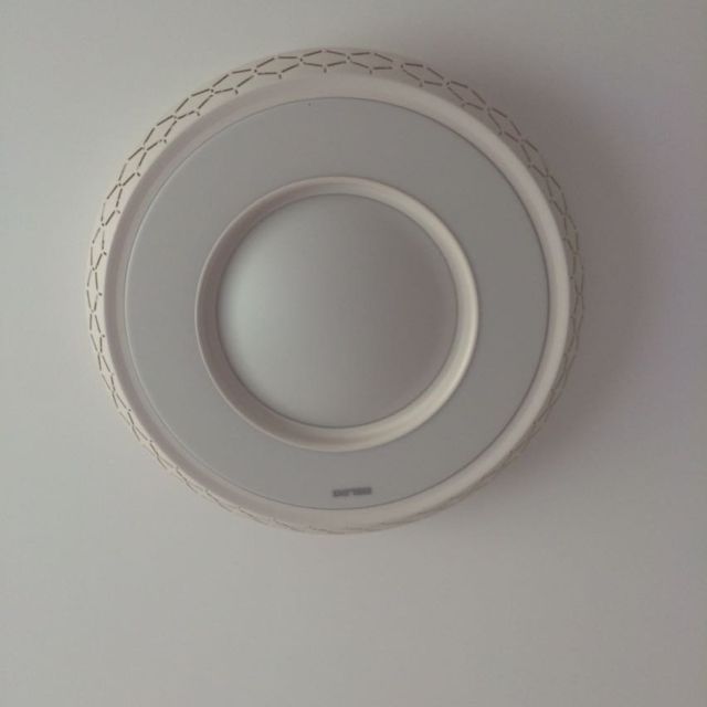 德力西照明led照明灯具卧室灯圆形吸顶灯36w现代简约璀璨客厅灯铁艺