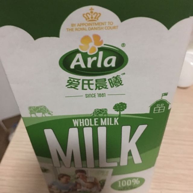 【苏宁自营】arla爱氏晨曦 全脂牛奶1l×12盒 德国进口