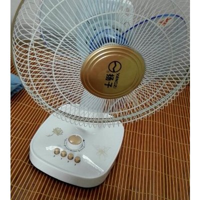 扬子台式电风扇ft-101 学生 家用 宿舍 办公室台扇 超静音定时摇头