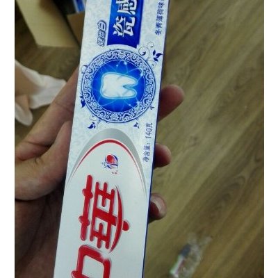 中华瓷感白冬青薄荷味牙膏140g