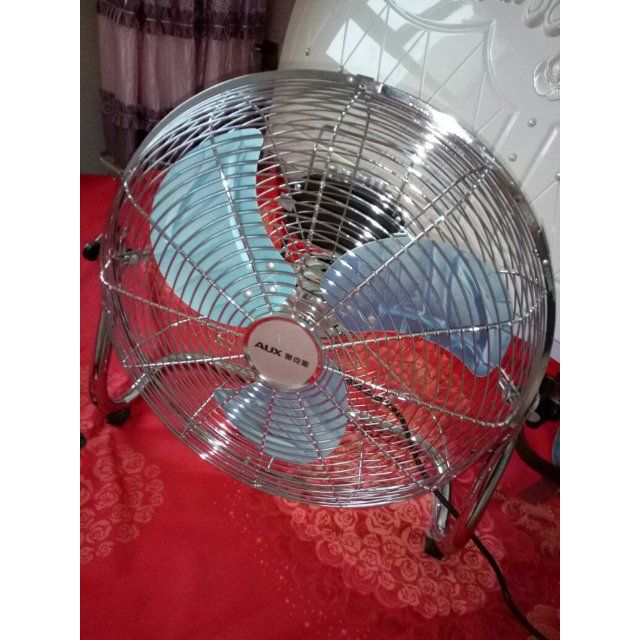 奥克斯aux爬地扇fe40a三叶强风工业厂房趴地扇电风扇空调伴侣