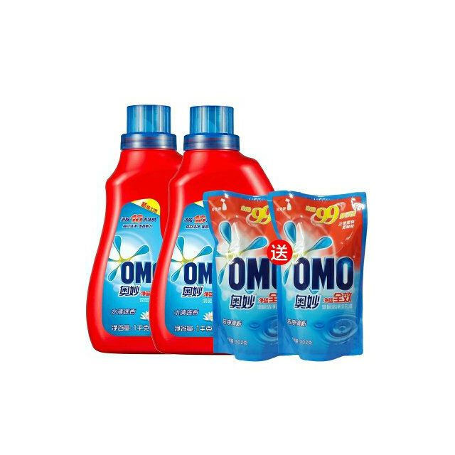 奥妙净蓝全效深层洁净洗衣液2kg*4 奥妙净蓝全效深层洁净洗衣液502g*4