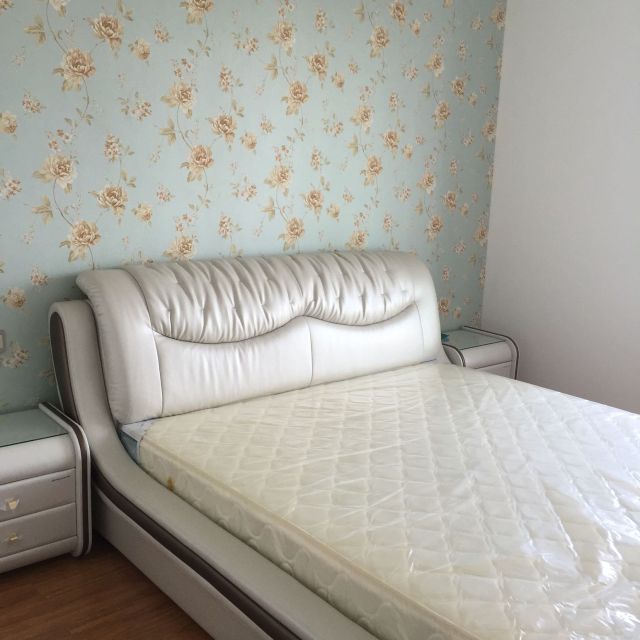 全友家居 时尚卧室双人单人皮艺床2米大床双人软体床婚床105033