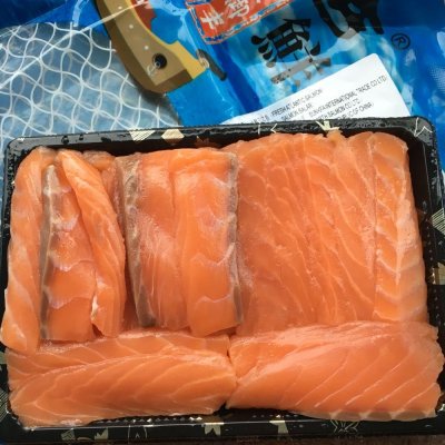 金御丰海鲜 大西洋 冰鲜 纯鲜三文鱼 刺身中段500g 生鱼片