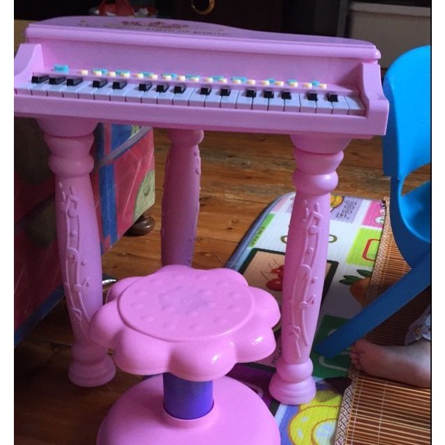 鑫乐儿童大电子琴女孩大钢琴麦克风早教益智玩具小孩音