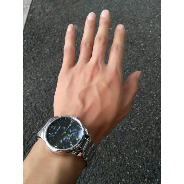 罗西尼男表钢带男士手表自动机械表腕表情侣表sn 5507