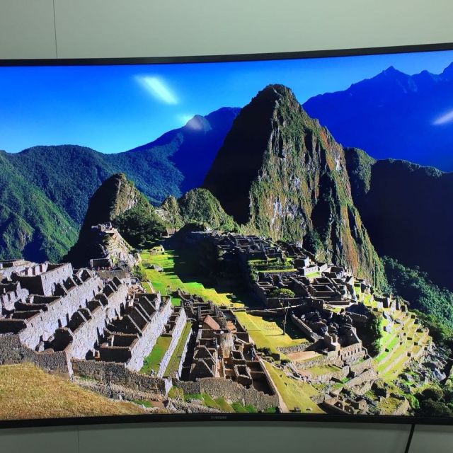 三星samsungua55ju6800jxxz55英寸4k超高清网络智能曲面led液晶电视