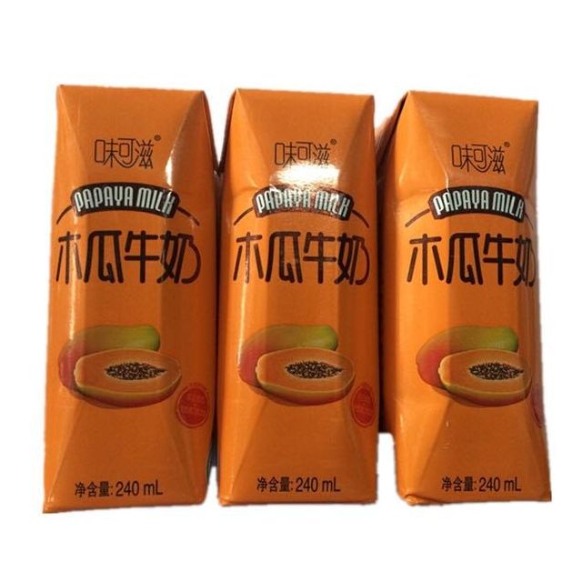 伊利味可滋木瓜牛奶12240ml