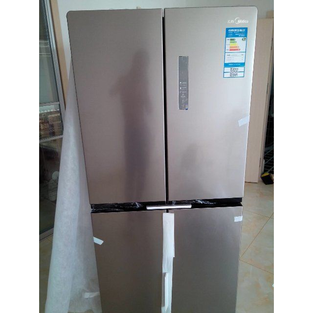 美的冰箱bcd-482wtm炫彩钢