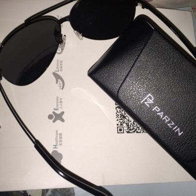 帕森parzin 男士时尚经典蛤蟆镜 偏光太阳镜男士 驾驶墨镜 8009