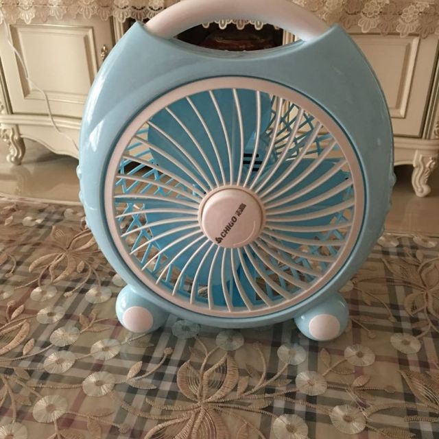 志高chigo电风扇fo18c1转页2档3叶柔风家用迷你小台扇转页扇宿舍小