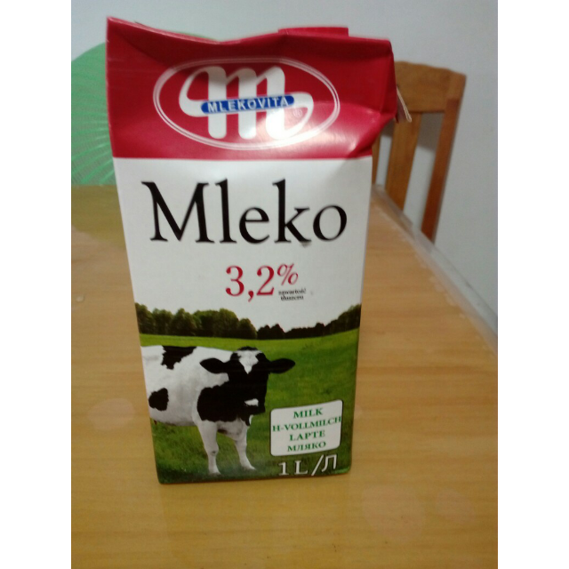 mlekovita全脂牛奶1l12盒波兰进口