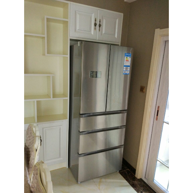 美的冰箱bcd-330wtzv (炫酷钢)