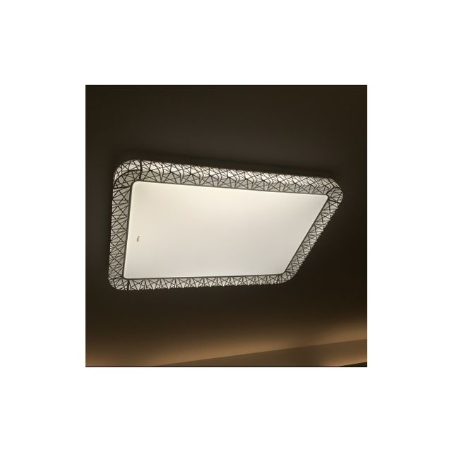 嘉美led吸顶灯客厅灯长方形大气卧室灯温馨餐厅大厅灯具鸟巢灯具