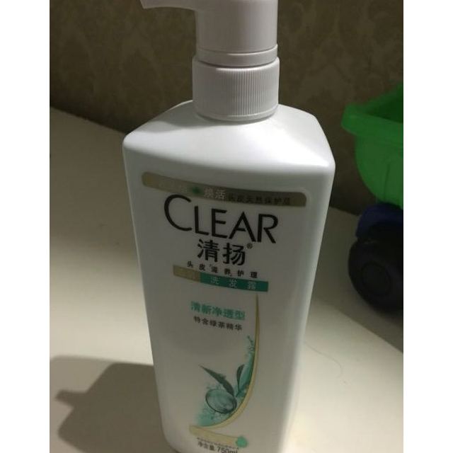 吳亦凡同款清揚clear去屑洗髮水清新淨透型750g所有髮質適用於成人