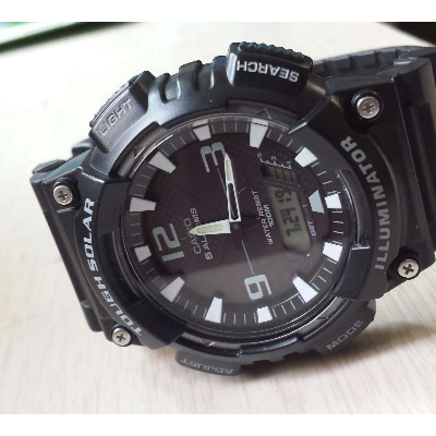 卡西欧(casio)手表 aq-s810w-1a 太阳能运动电子表男表怎么样|好不好