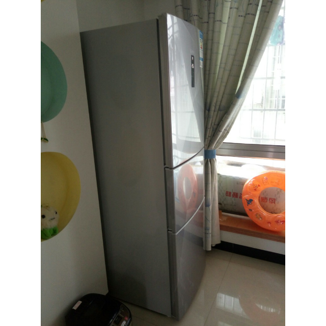 海尔(haier) bcd-216sdegu1 216升三门冰箱 电脑控温 智能远程控制