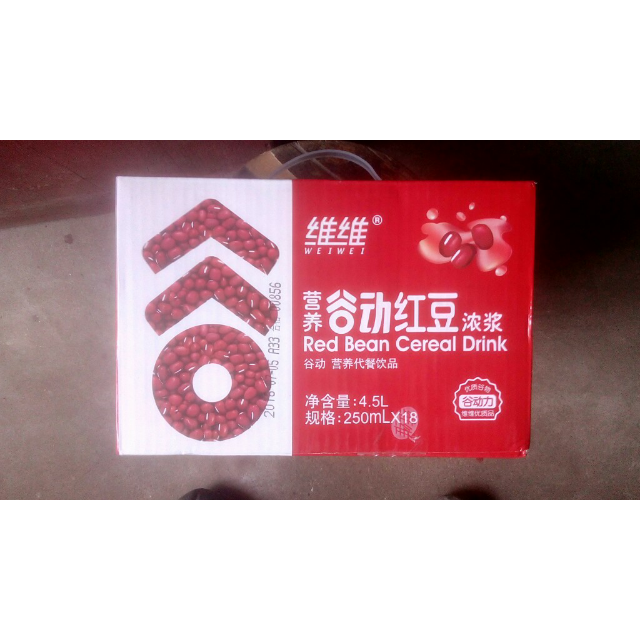 【苏宁易购超市】维维谷动红豆浓浆 250ml*18