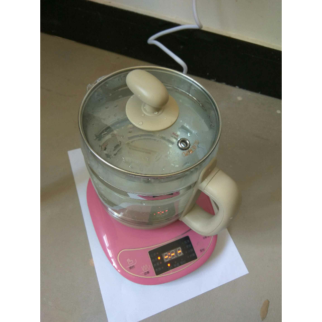 小熊(bear)养生壶ysh-b18w2 全自动玻璃多功能电煮茶壶煎药壶中药壶烧