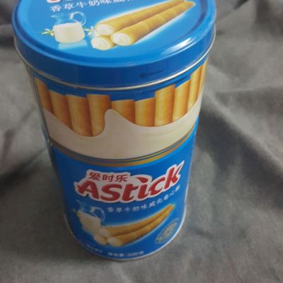 印尼进口零食 爱时乐威化卷心酥香草味 蛋卷饼干 330g