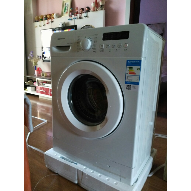 创维(skyworth)f60a 6公斤全自动滚筒洗衣机12种洗涤模式 led大显示屏