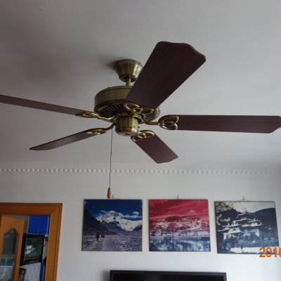 舒乐牌无灯装饰吊扇fdh02-130(古铜)