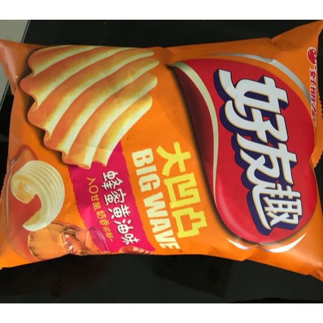 【苏宁易购超市】好丽友好友趣切片型马铃薯薯片蜂蜜黄油味75g