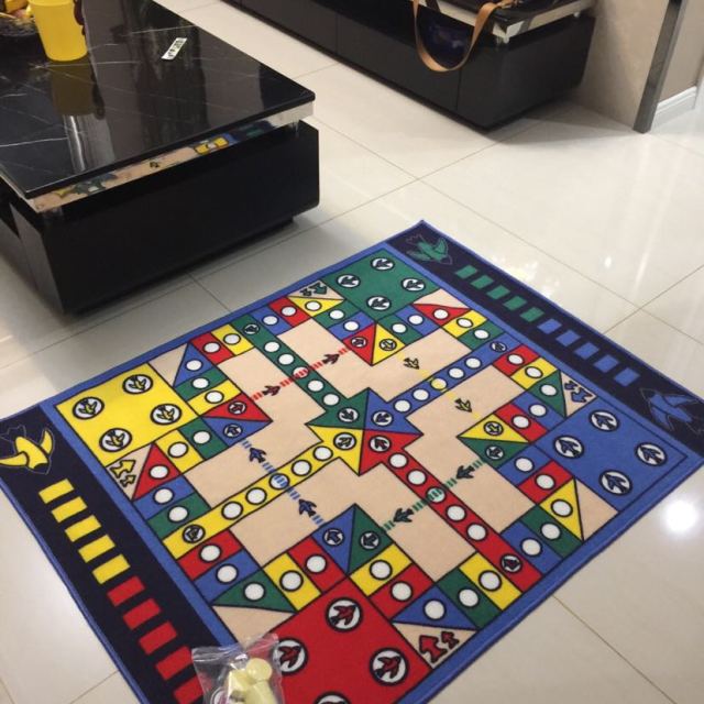 飞行棋地毯 游戏棋毯 成人儿童 游戏地垫 家庭娱乐必备棋类毯子质量