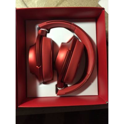 索尼(sony)mdr-100abn 原装无线降噪立体声耳机 朱砂红 折叠随身携带