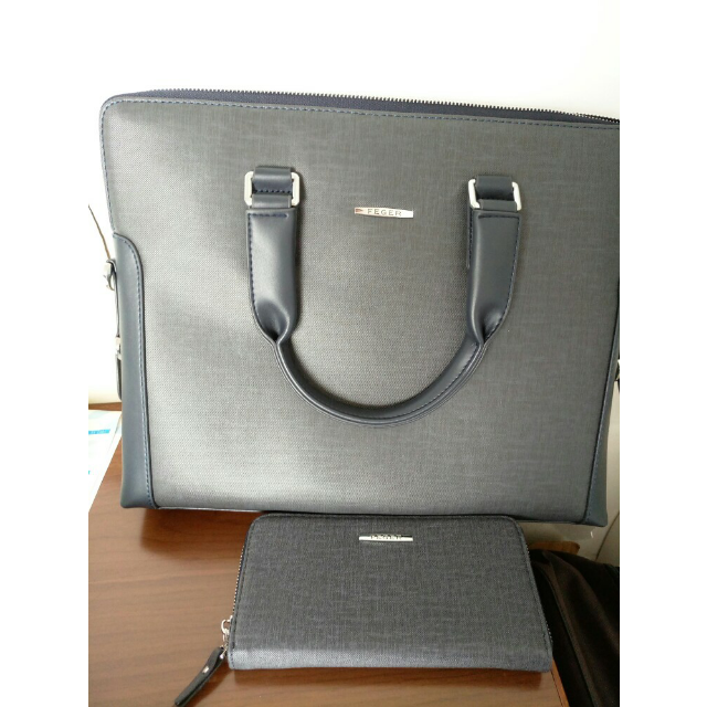 feger斐格精品男包商务手提包横款单肩斜跨包时尚公文包电脑包男士