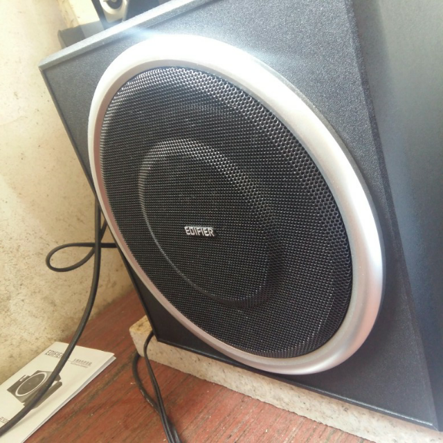 edifier/漫步者 r308pk 台式电脑音箱低音炮k歌音响2.