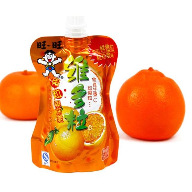 旺旺 维多粒果粒果冻爽(粒粒橙味)150g/袋(口袋包)