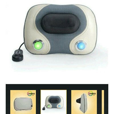 傲威d08a 温热颈椎按摩垫按摩靠垫按摩器颈椎肩腰背腿部