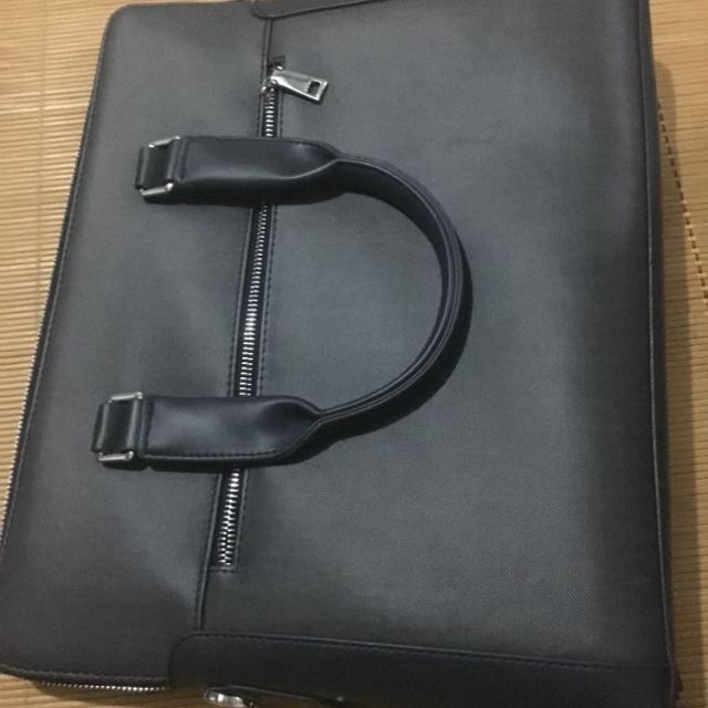 feger斐格精品男包商务手提包横款单肩斜跨包时尚公文包电脑包男士