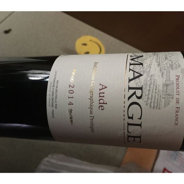 法国原瓶进口igp级麦戈margle奥德干红葡萄酒750ml单支装