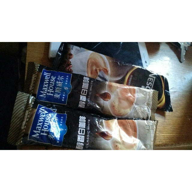 苏宁超市麦斯威尔三合一白咖啡25克5