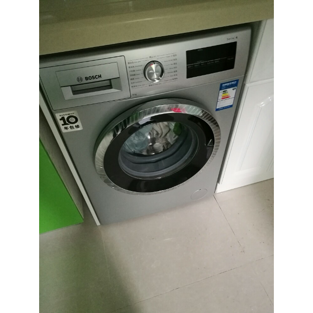 博世(bosch) xqg80-wan201680w 8公斤 变频降噪滚筒洗衣机(银色)