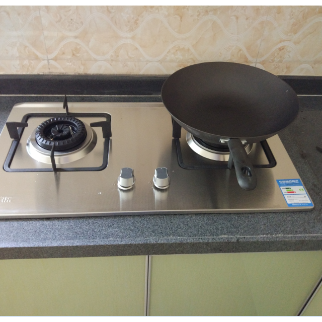 万家乐台式灶煤气灶双灶嵌入式不锈钢炉台台嵌两用火力40kw液化气jzy