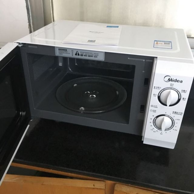 美的(midea)微波炉 m1-l213b 21l 经典转盘加热高清大图|实物图