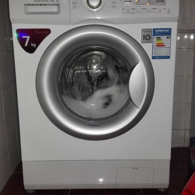 lg wd-hh1431d 7公斤 滚筒洗衣机 6种智能手洗 智能诊断 衣量感知