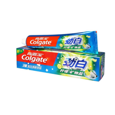 高露洁劲白柠檬矿物盐牙膏180克