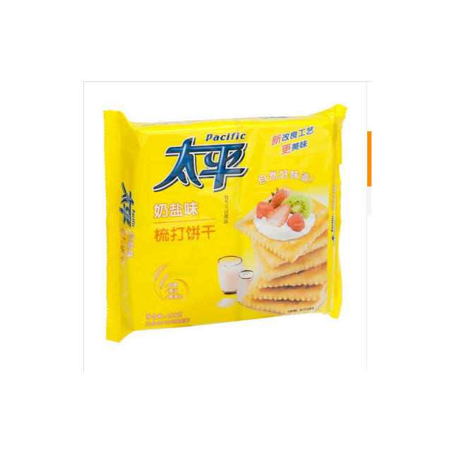 【苏宁易购超市】太平梳打饼干(奶盐口味)400g/袋